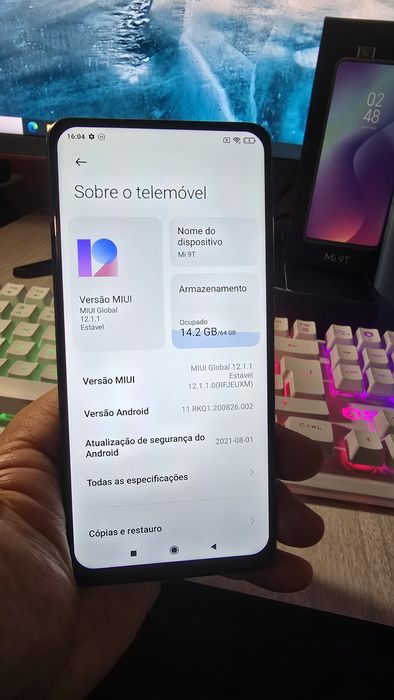 Xiaomi mi9t 64gb preto
 Xiaomi Mi 9T 64GB Preto – Excelente estado!