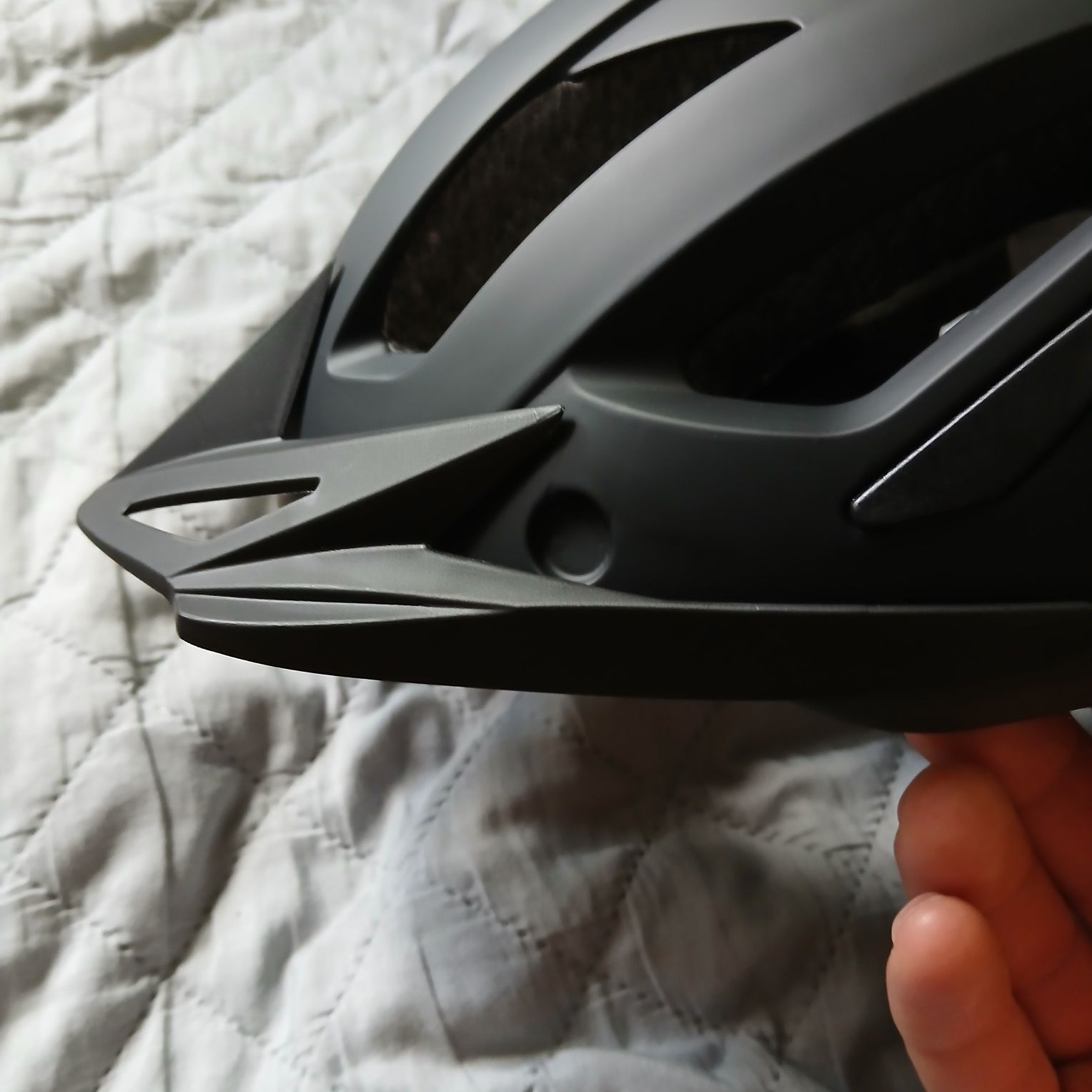 Kask rowerowy czarny