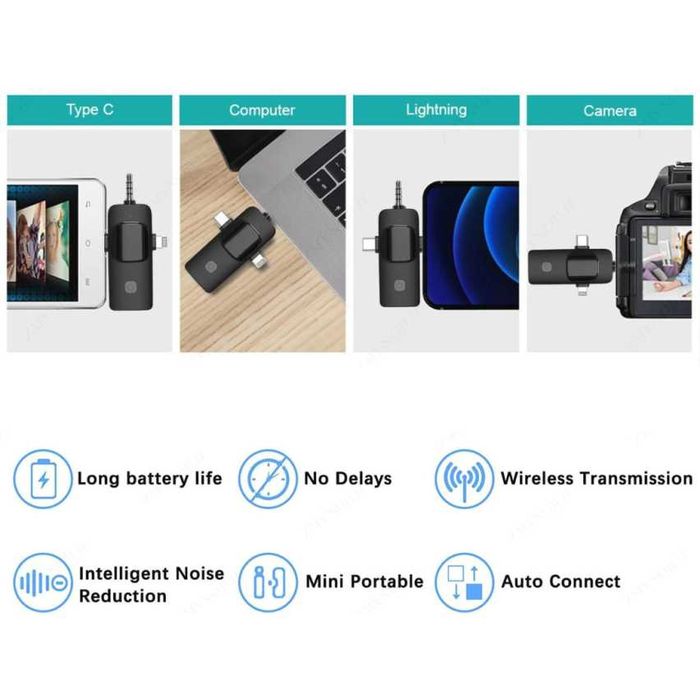 Microfone de Lapela PROFISSIONAL