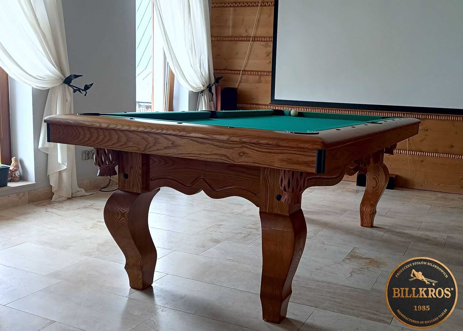 Bilard stół bilardowy HomeLux 6FT drewniany kamień BILLKROS Producent