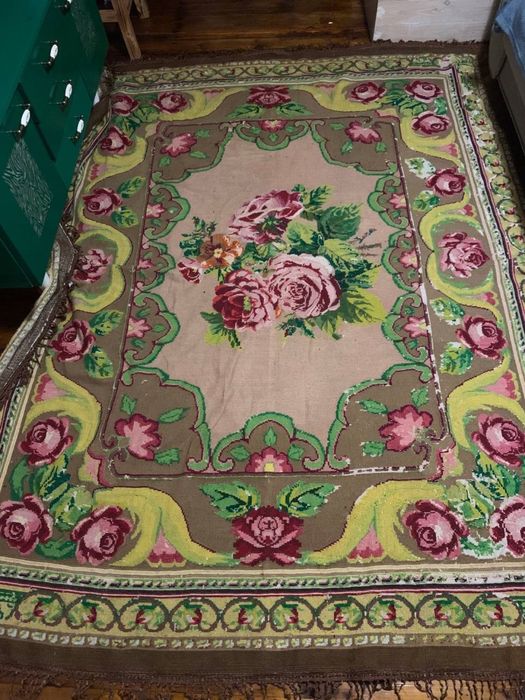 Ковер гобелен ручная работа вышитый крестиком