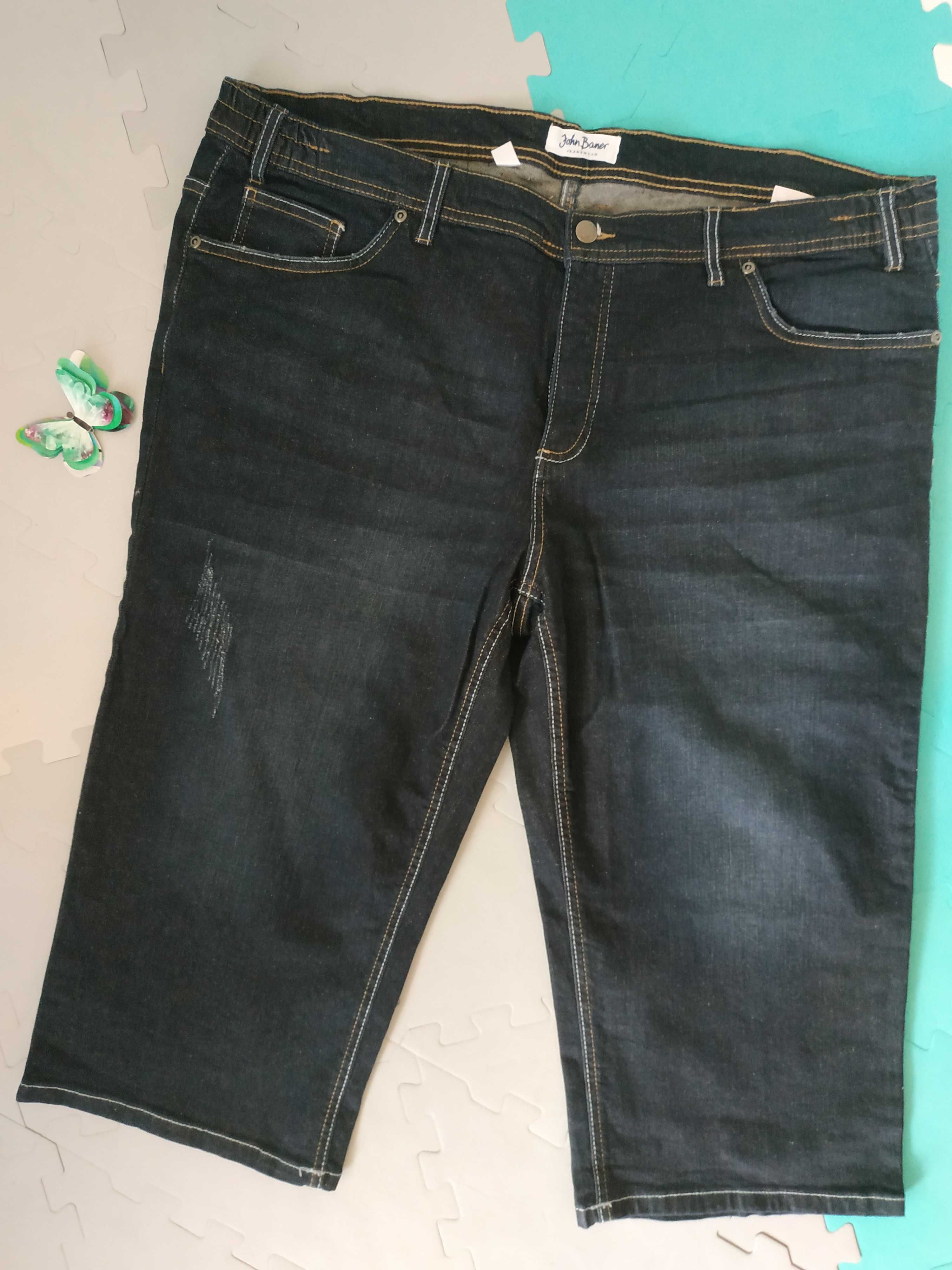 Ciemnogranatowe spodnie dżinsowe 60