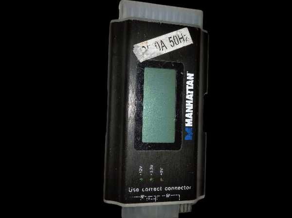 Testador de fontes de PC com LCD