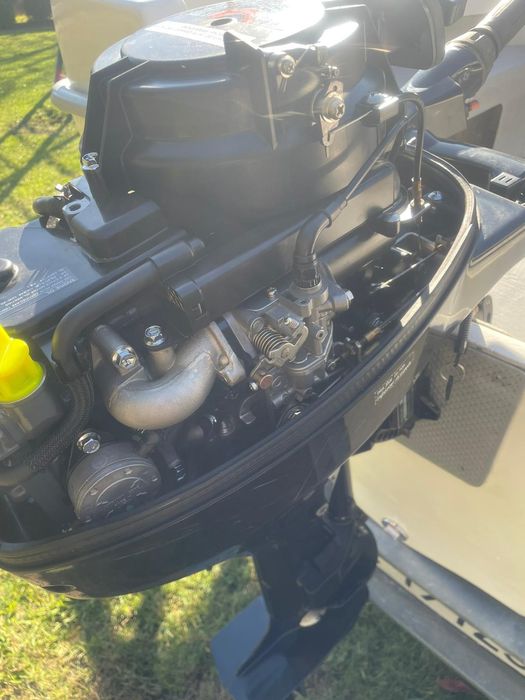 Łódź kabinowa łódka motorowa wędkarska fiord 425 + silnik zaburtowy