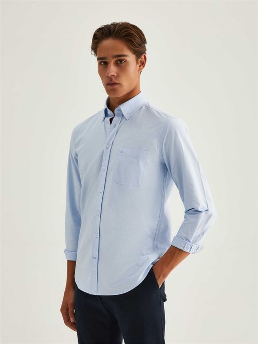 Camisa Oxford regular fit da Giavanni Galli, NOVA!