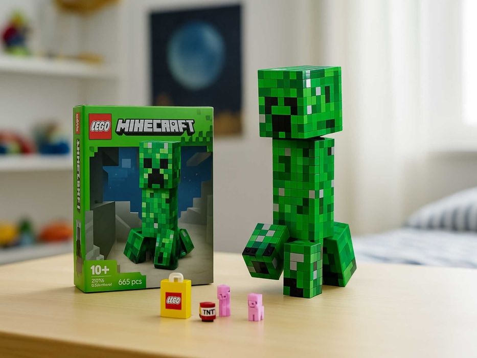 Lego Minecraft 21276 Creeper Zestaw Klocków Torba Nowe - WYPRZEDAŻ