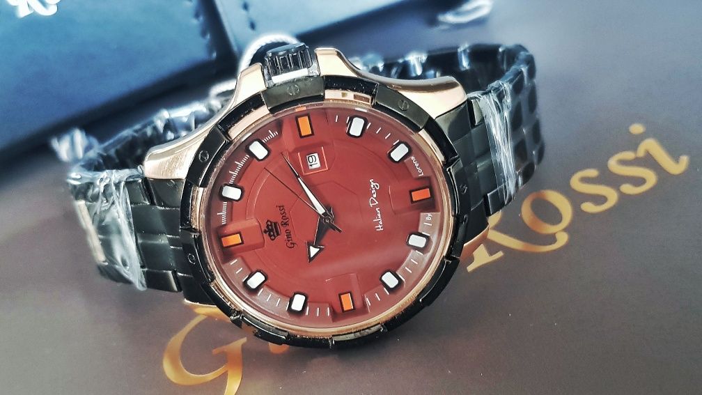 Zegarek męski Gino Rossi Exclisive 11893B-2A1 + box
