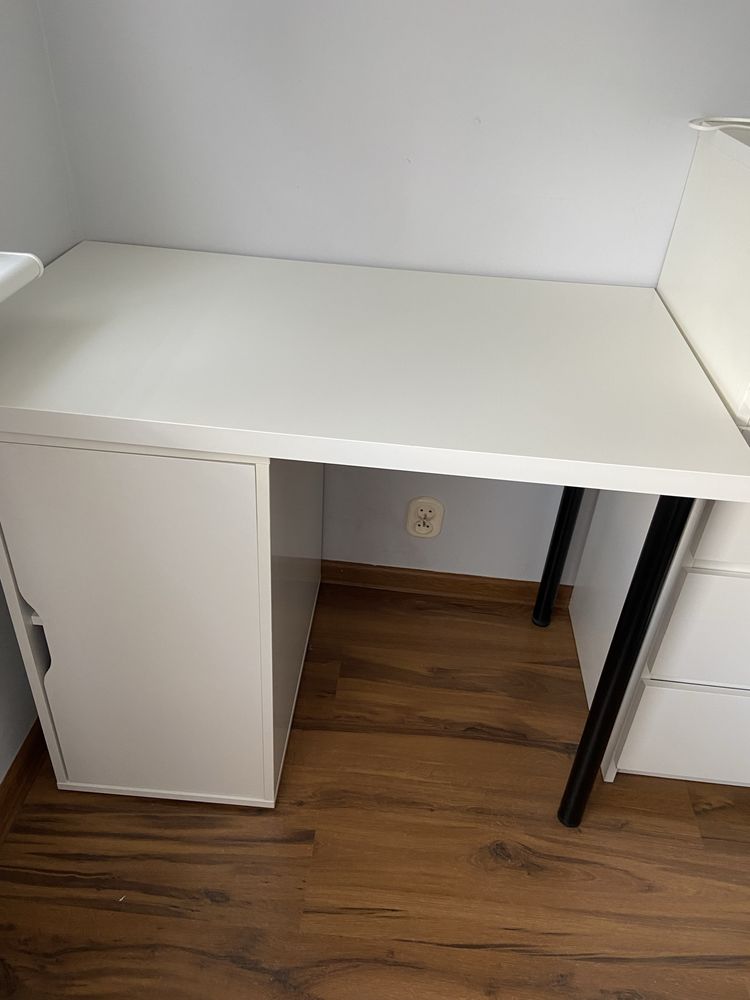 Biurko ikea z szafka
