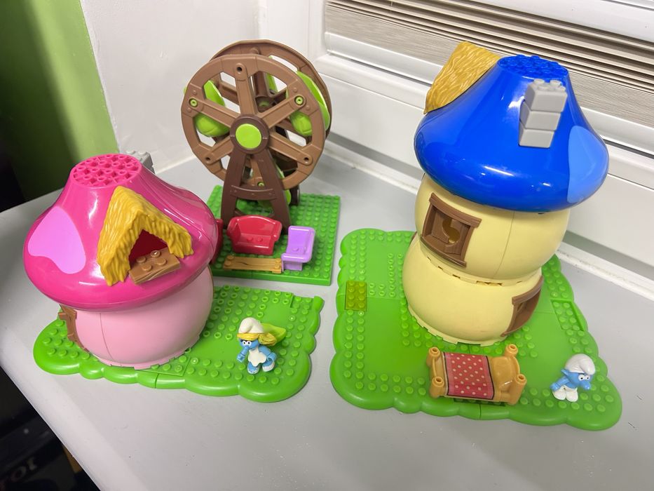 Mega blocks klocki jak lego smurf smerfy