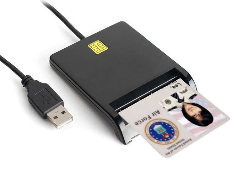 Leitor de cartões cidadão USB DNI Smart Card Reader Sim NOVO