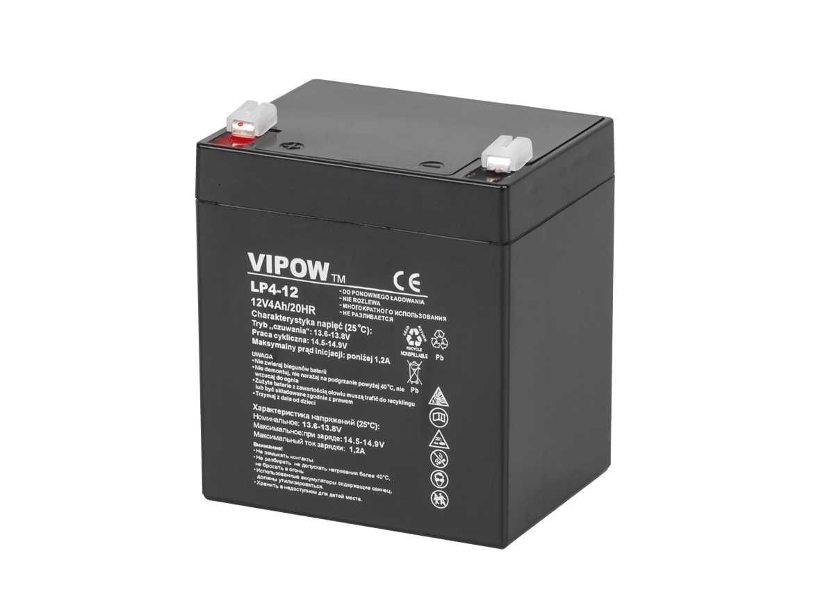 Гелевий акумулятор VIPOW 12V 4.0Ah