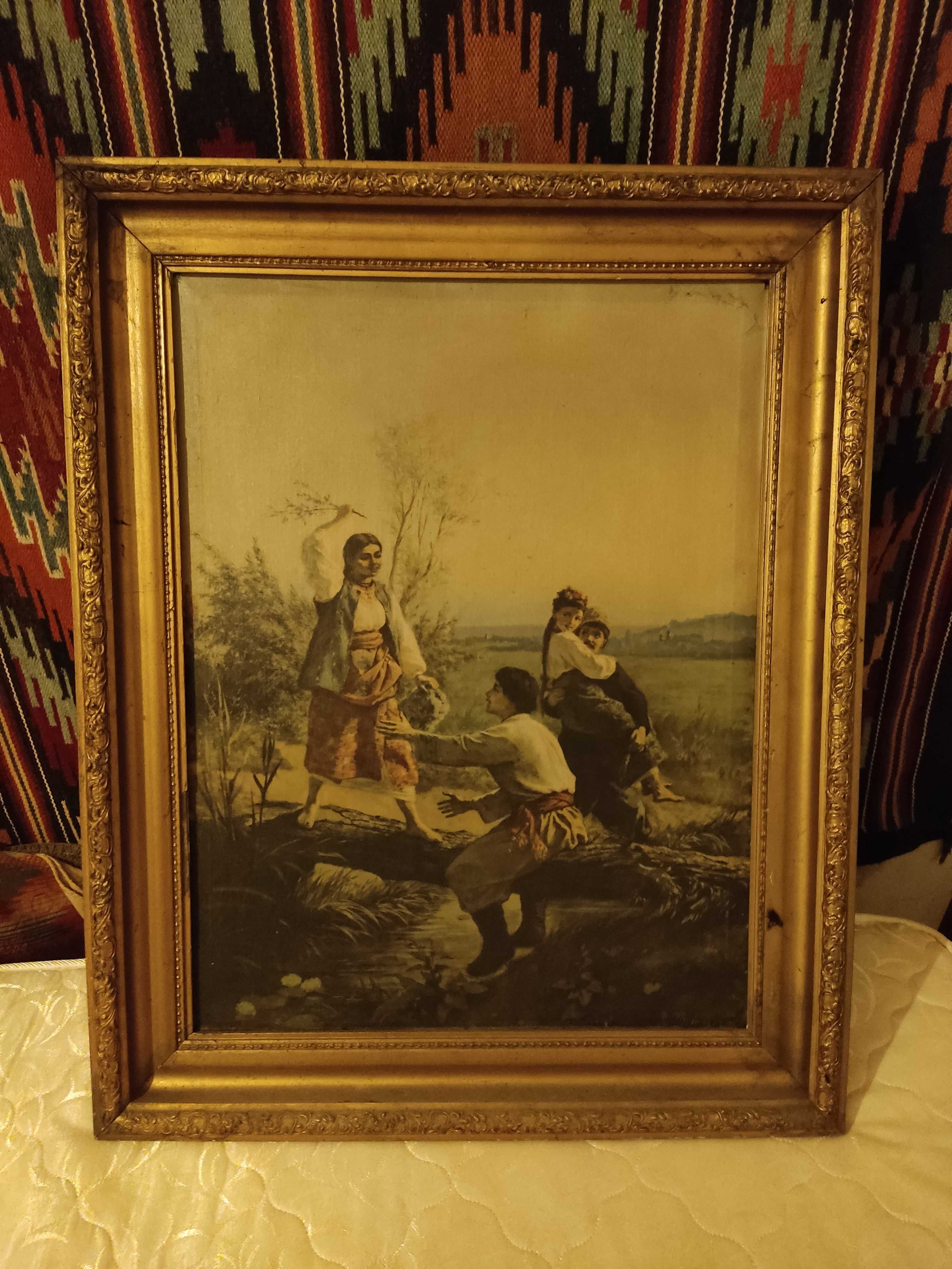 Продам картину Константин Трутовский "на кладке"