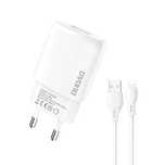 Dudao ładowarka sieciowa Usb-a 7.5w + kabel Usb-a - Lightning 1m biały