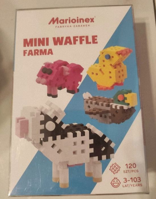 Klocki mini wafle Marioinex- farma