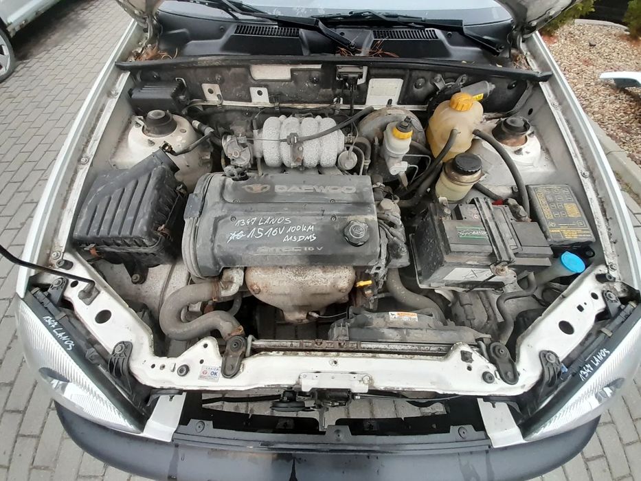 DAEWOO LANOS SILNIK 1.5 16V BENZYNA OZNACZENIE: A15DMS
