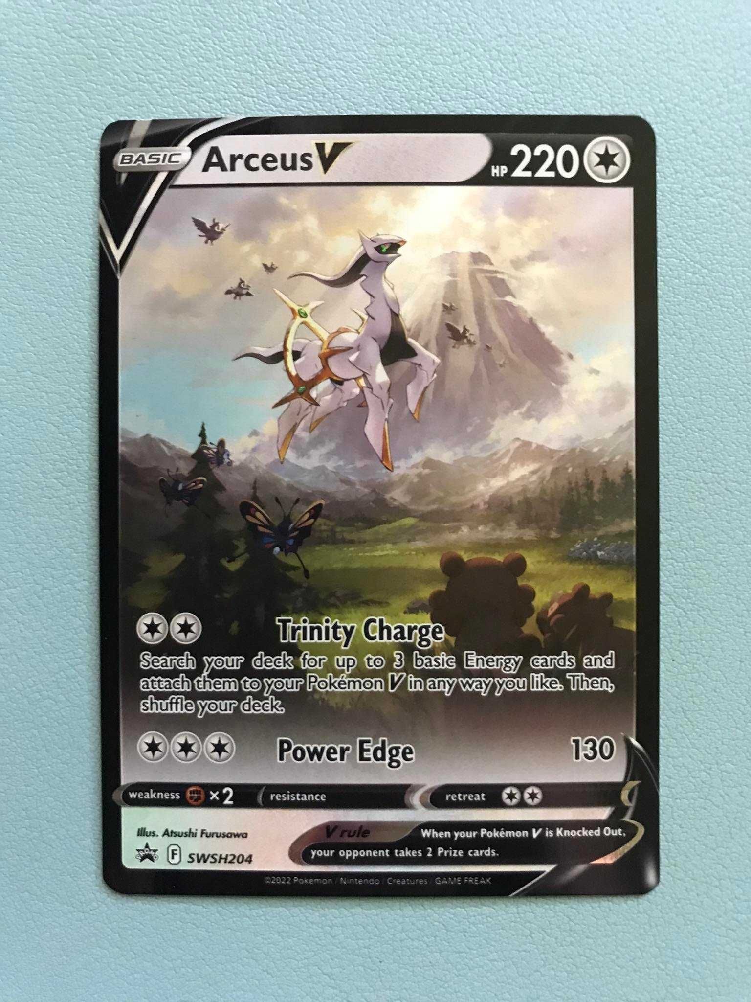 Karty Pokemon PROMO (SWSH 204) Arceus V