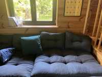 Komplet poduszek na kanapę z palet- jedna duza i dwie male
