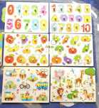 Quebra-cabeças / puzzle Montessori em madeira