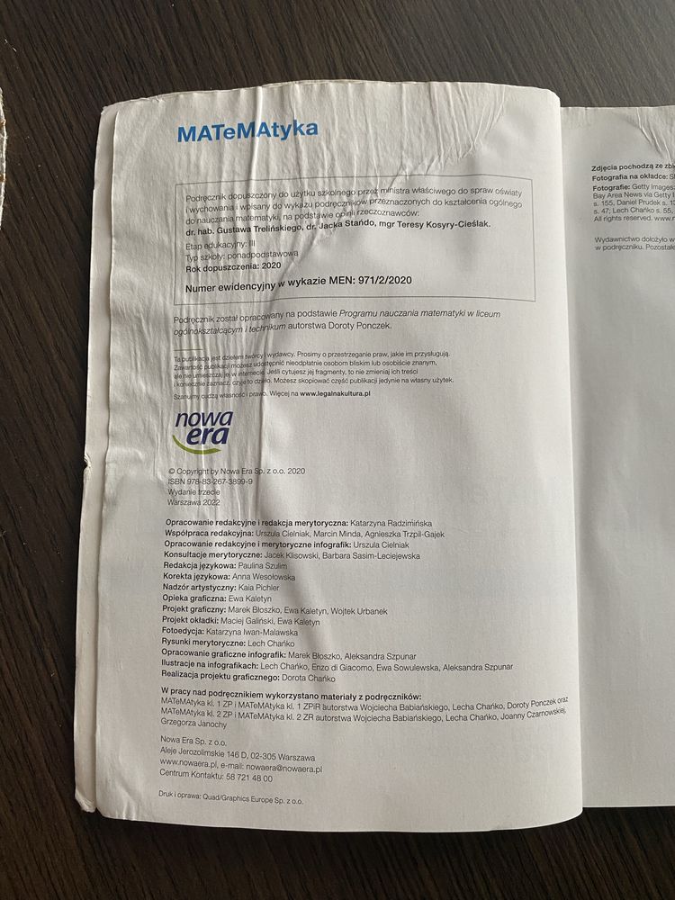Matematyka 2 Nowa Era