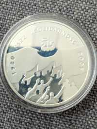 10 zł złotych 2005 NSZZ Solidarność 1980, 2005 SREBRO