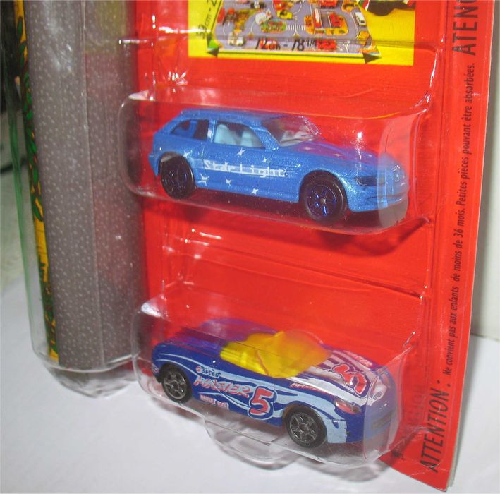 Majorette - BMW Z3 Coupe + Porsche Boxster + Tapete de Jogo -Serie 927