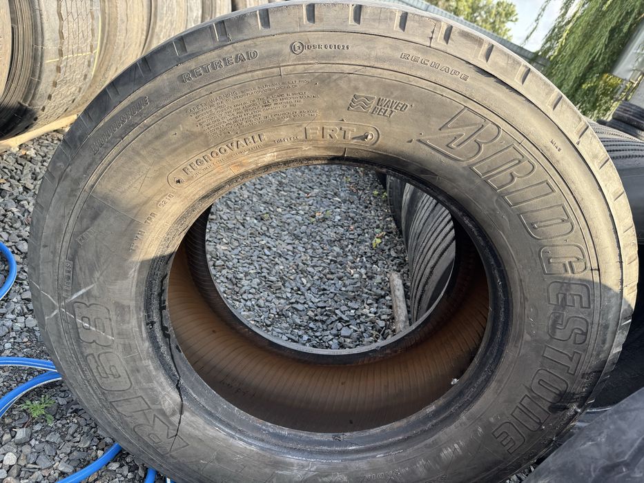 Шини 385/55 R22.5 Bridgestone 168 remix  причіп 2 шт