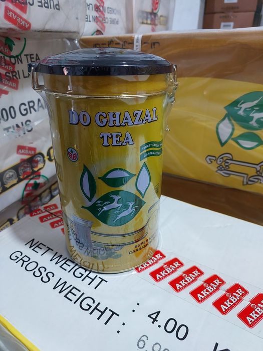 Чай Do Ghazal Cardamon 400gr. Tin Дві газелі кардамон