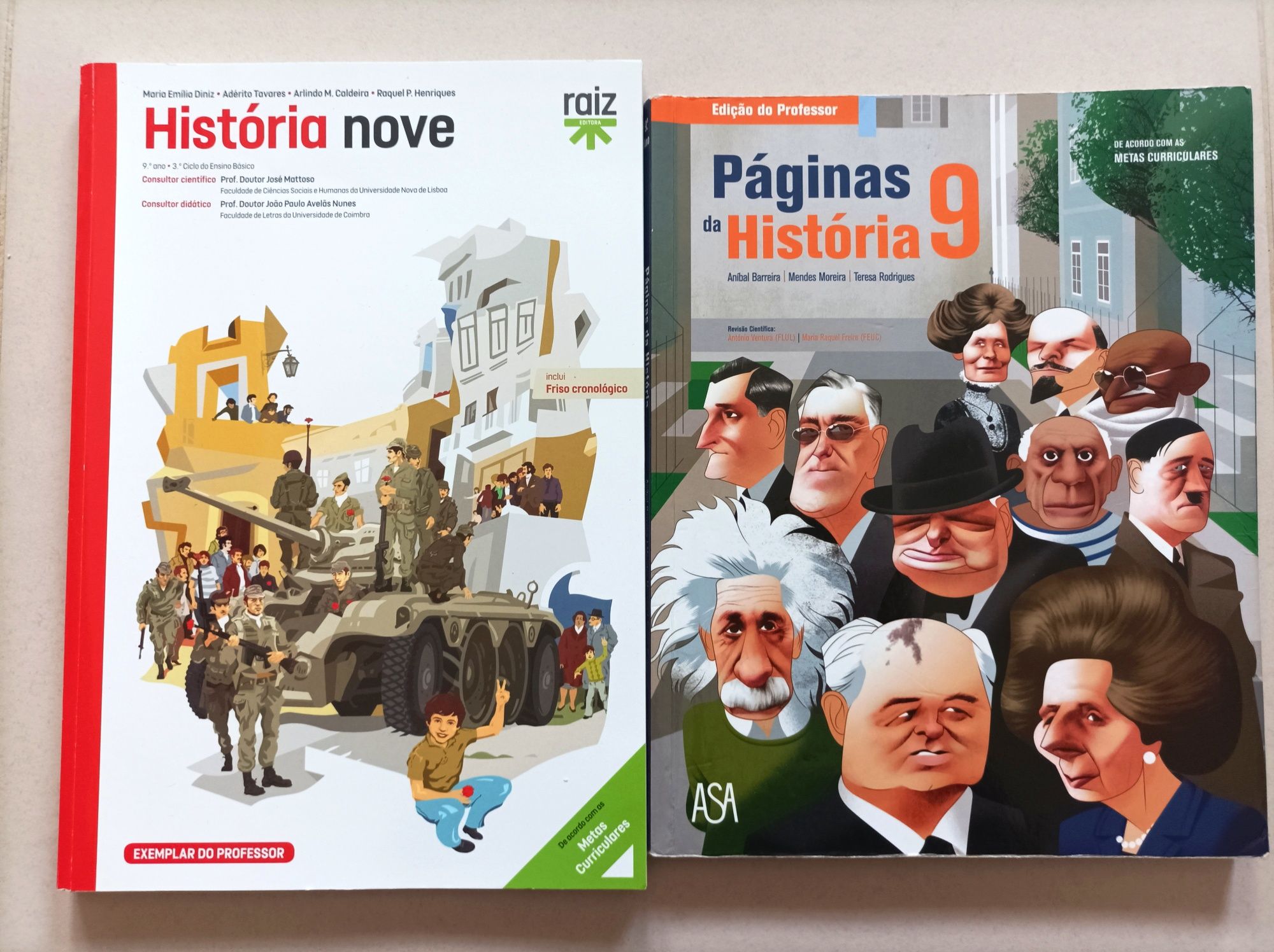 História 9° Ano - Manual, Caderno de Atividades e Recursos Professor