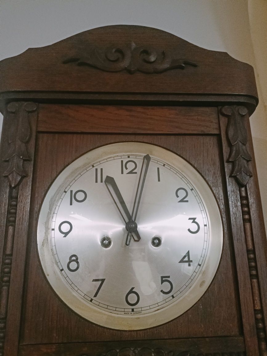 Stary zegar wiszący lata 20-30 .