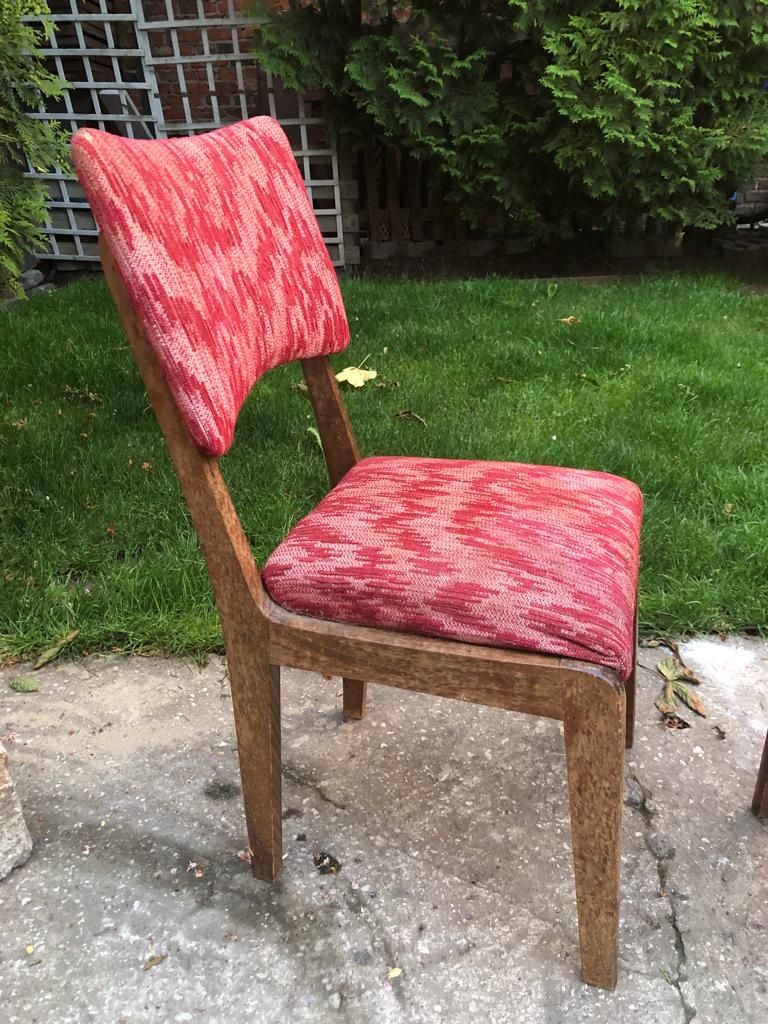 Krzesło motylek typ 296 hałas antyk PRL vintage stare