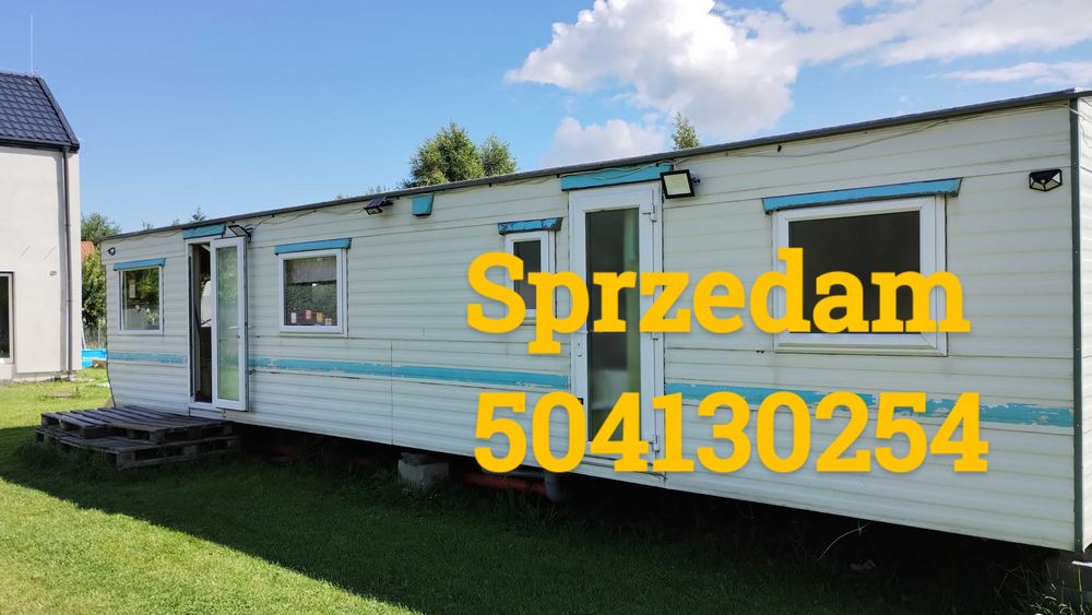 Przyczepa / domek holenderski 11,5/3,7m całoroczna  Sarbinowo sprzedam