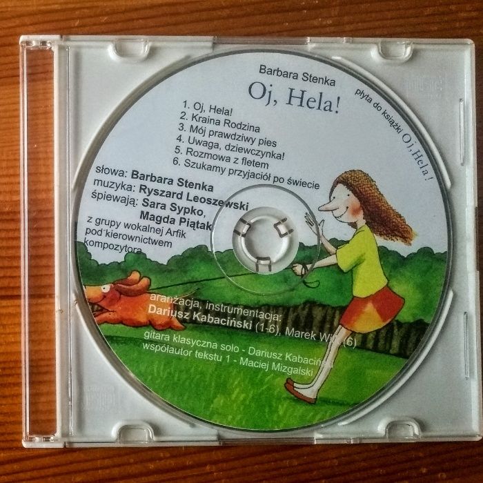 Książka + płyta CD z piosenkami: Oj, Hela!