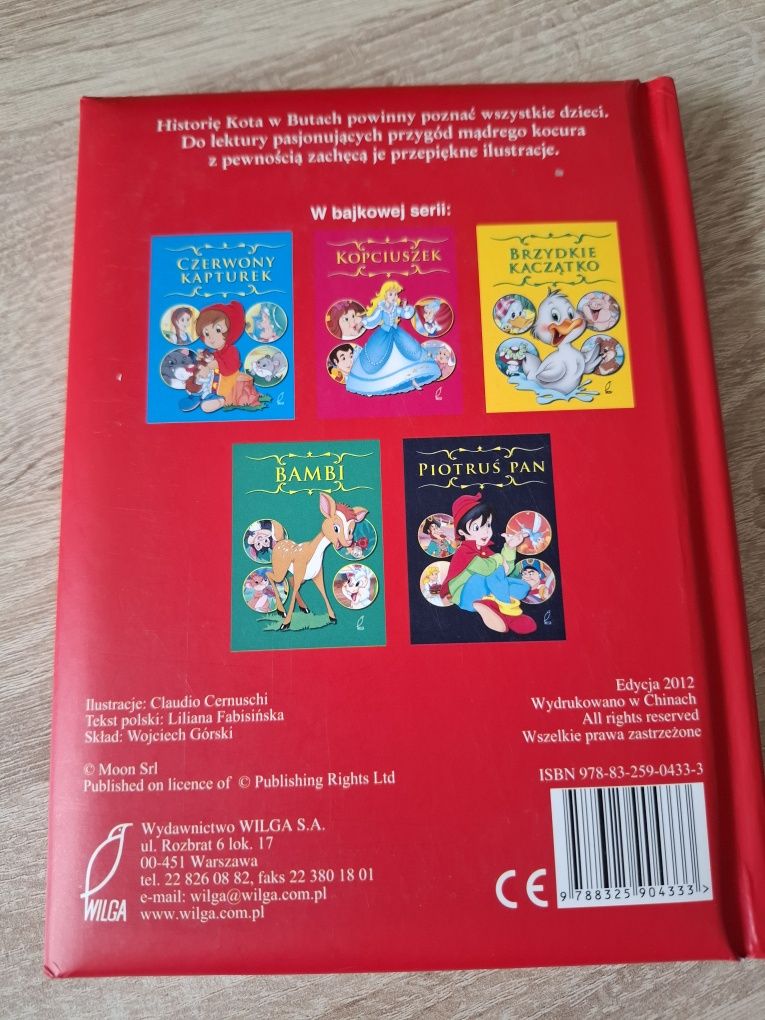 Książeczka dla dzieci Kot w Butach