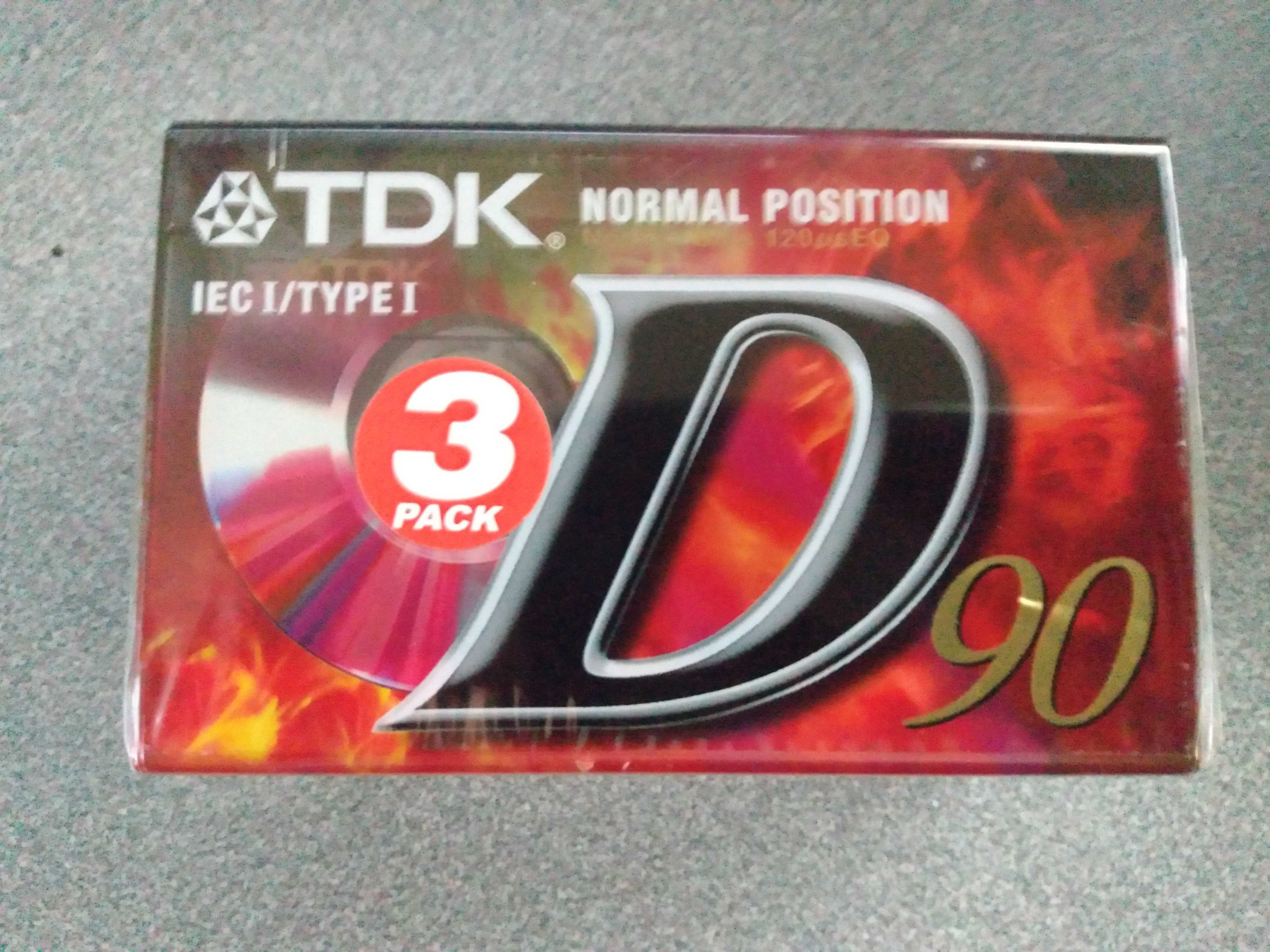 Magnetofonowe kasety TDK MA 90 typ IV metal