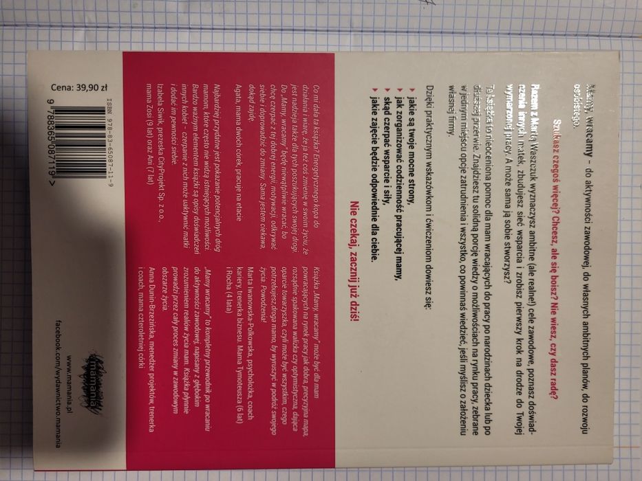 "Mamy, wracamy" Marta Waszczuk