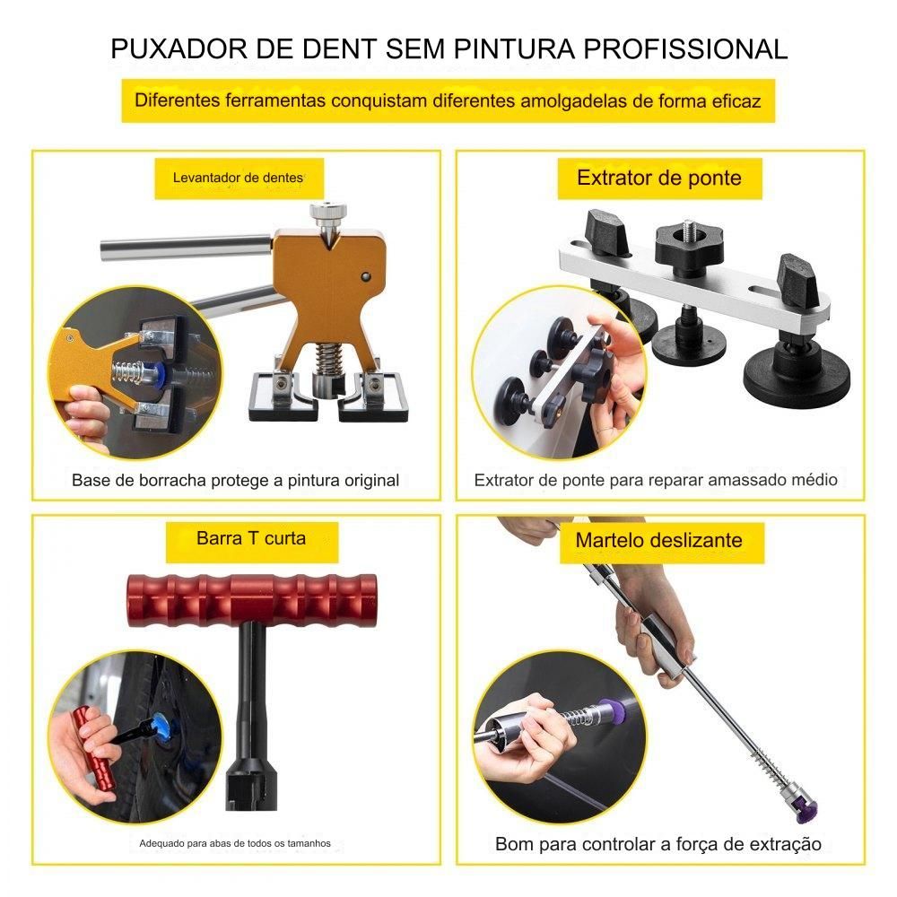 Kit Reparação Amolgadelas, 89 Peças