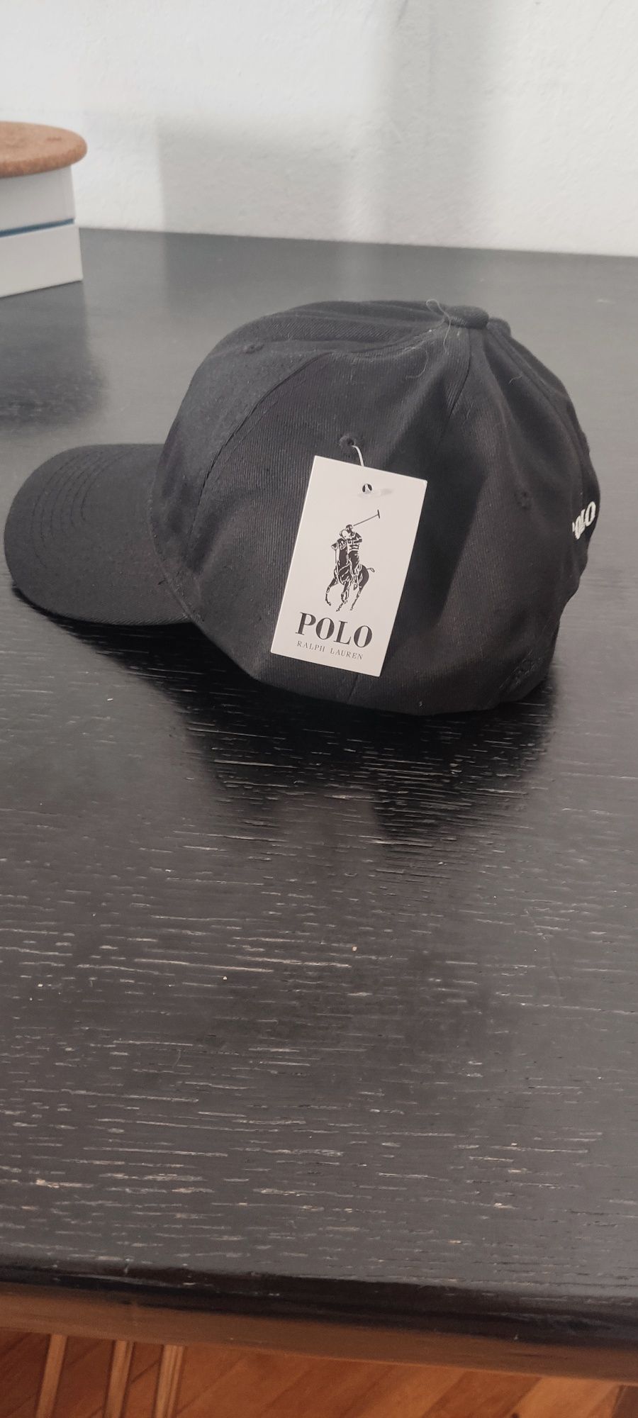 Czarna czapka Polo Ralph Lauren nowa