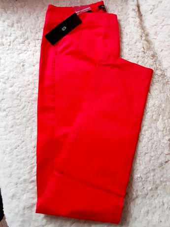 Spodnie czerwona Solar 42 bawełna wiosna lato