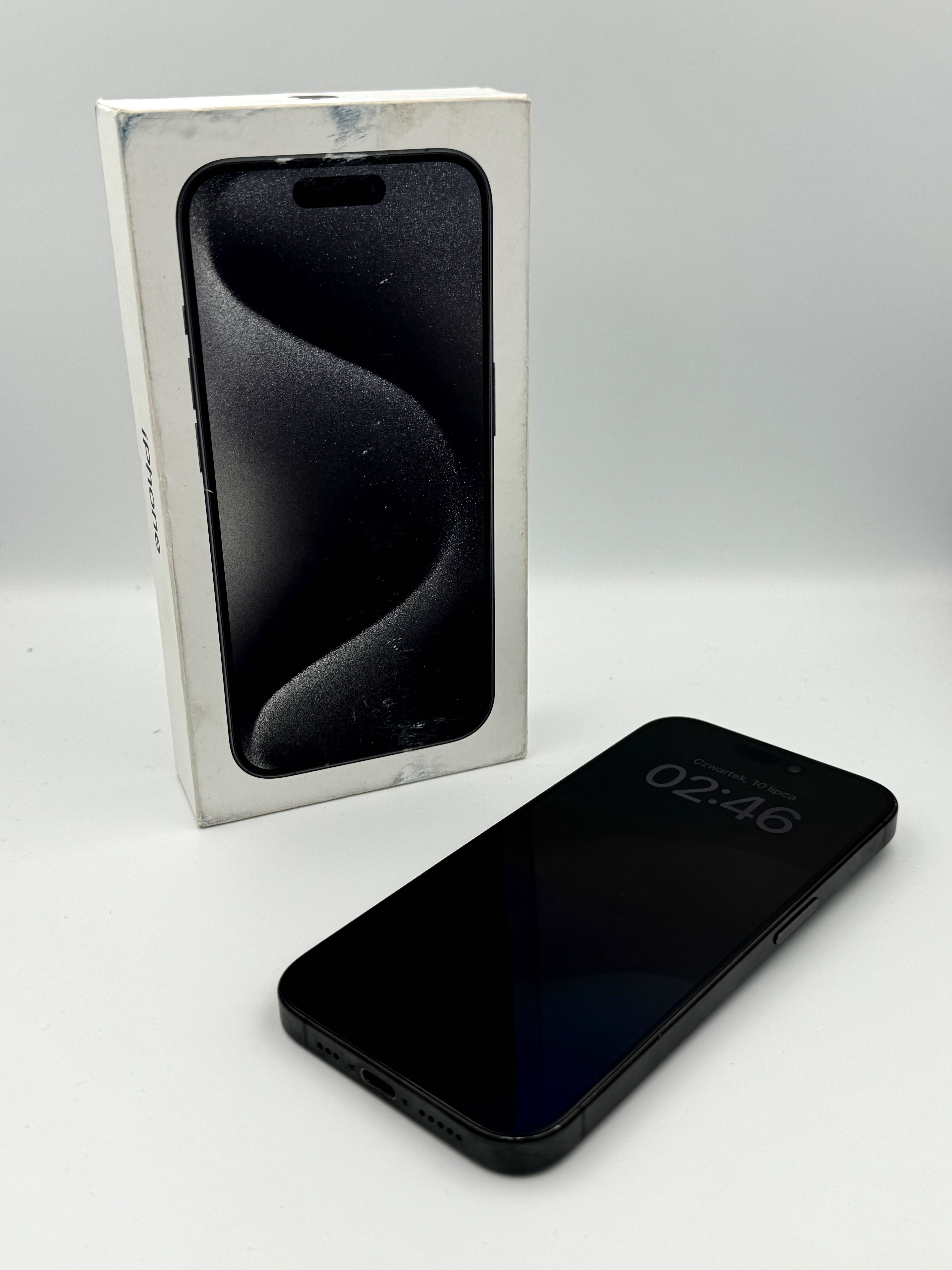 iPhone 15 PRO 128GB BLACK BAT.90% 3199ZŁ Łódzkie GSM Rzgowska 16