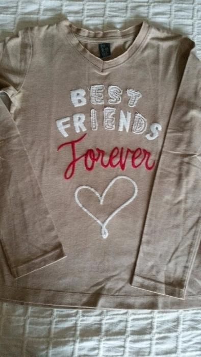 BEST FRIENDS| T-shirt manga comprida+Casaco Zara 8A