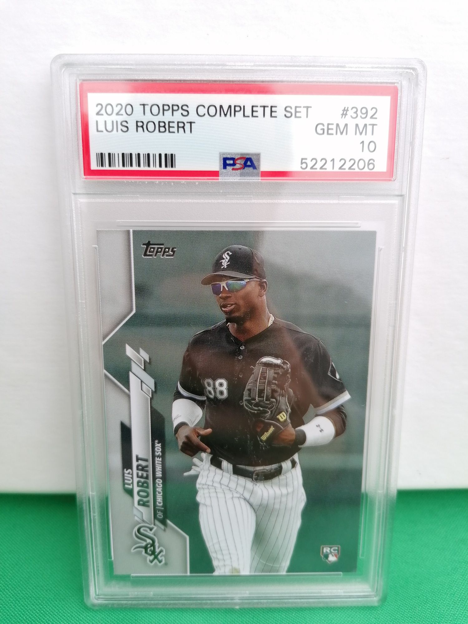 Carta Luis Robert Baseball 2020 Topps ROOKIE PSA 10