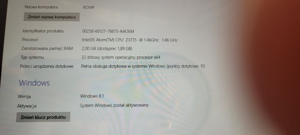 Laptop Asus Transformer Book (2 w 1)