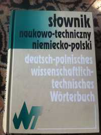 Słownik naukowo techniczny niemiecko - polski.
