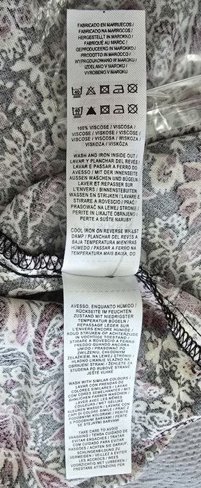 Primark bluzka koszula wielokolorowa kwiatowa rozmiar L 40  z baskinką