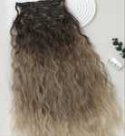 Wlosy clip in ombre 57 cm