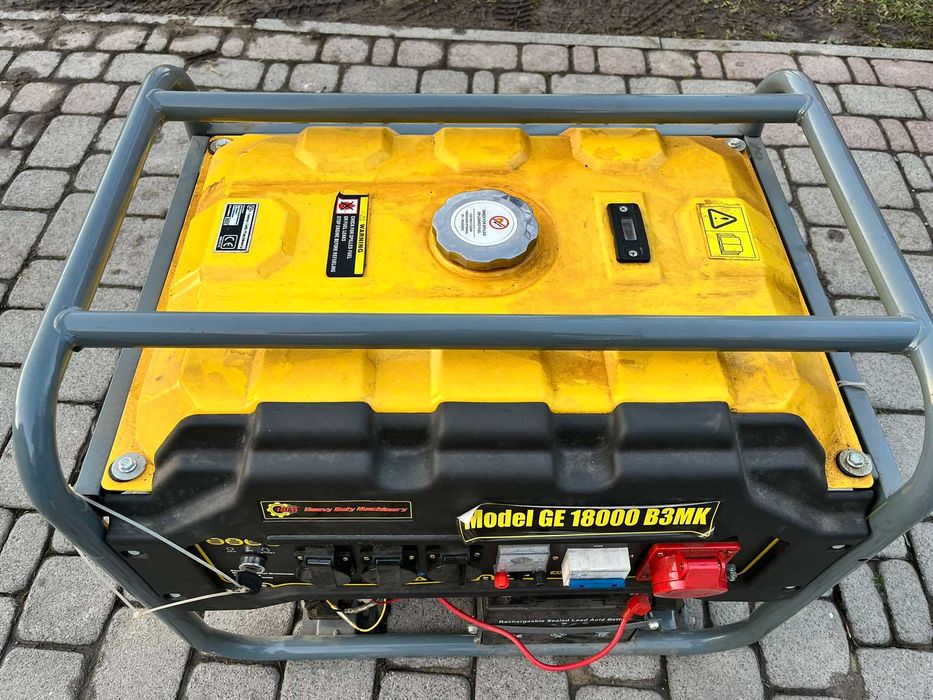 Agregat prądotwórczy generator HDM 15000 ROZRUCH 6000W 3 fazy 400V AVR