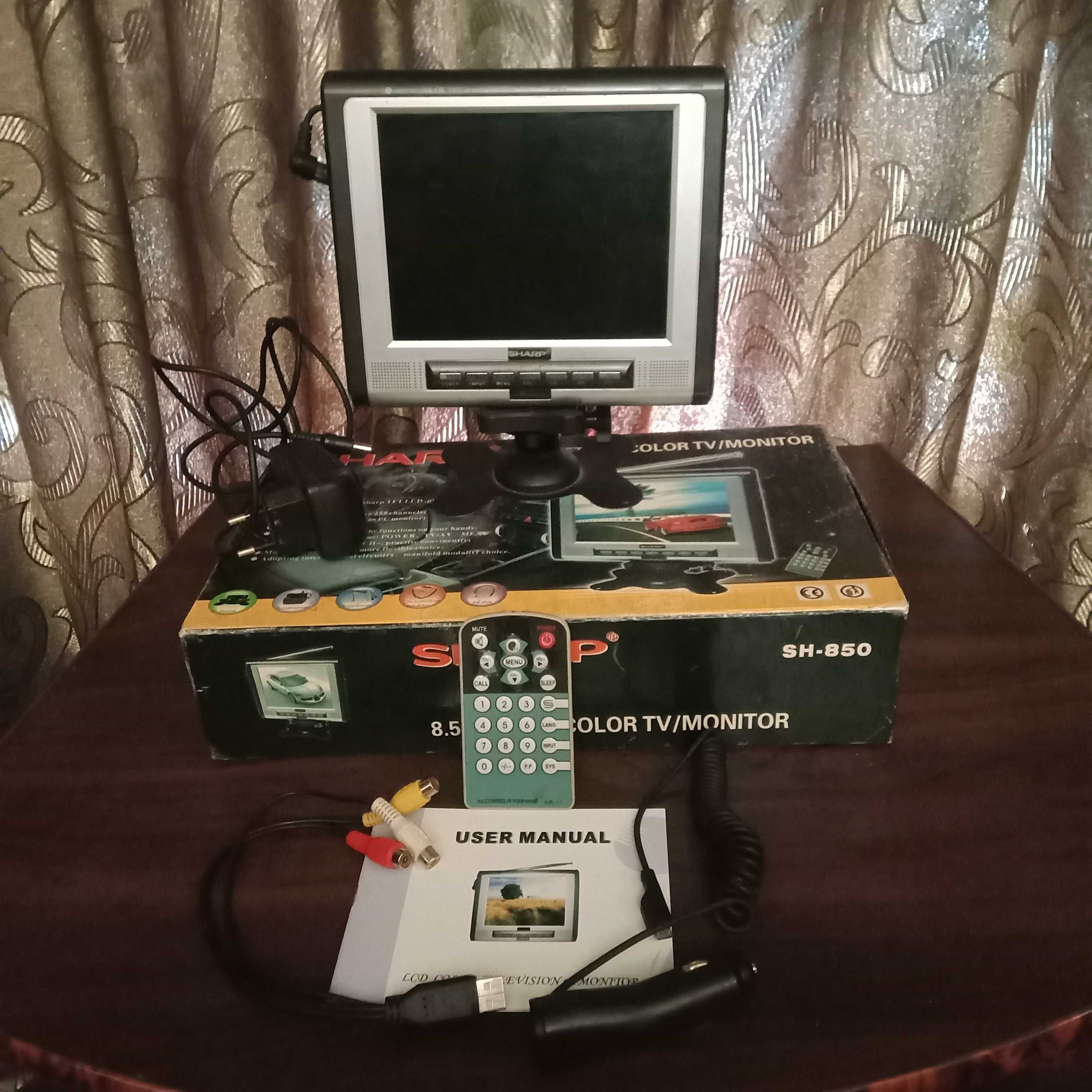 Автомобильный LCD телевизор SHARP SH-850 8,5”TFT  USB