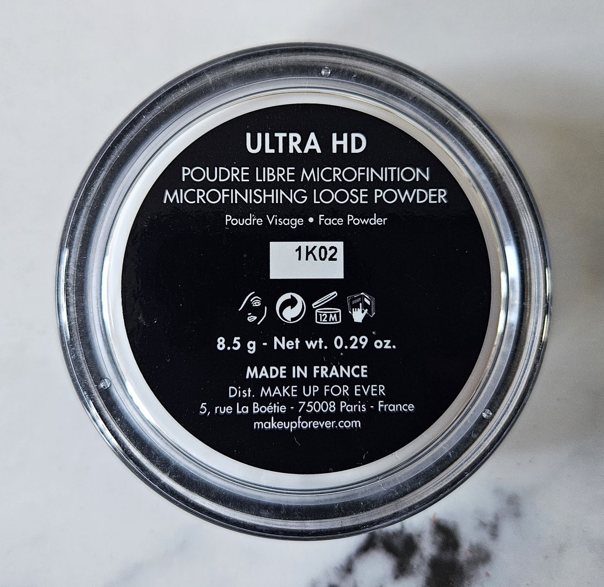 Puder sypki ultra HD make up for ever
Tylko spróbowany