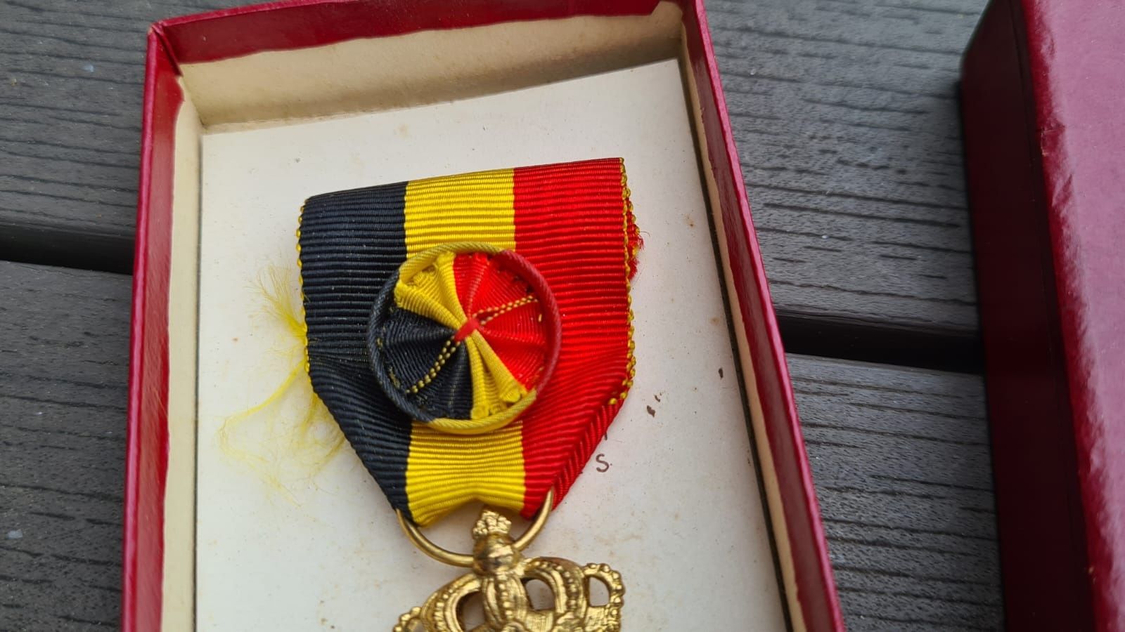 Belgia medal zasługi za pracę 1 klasy w etui