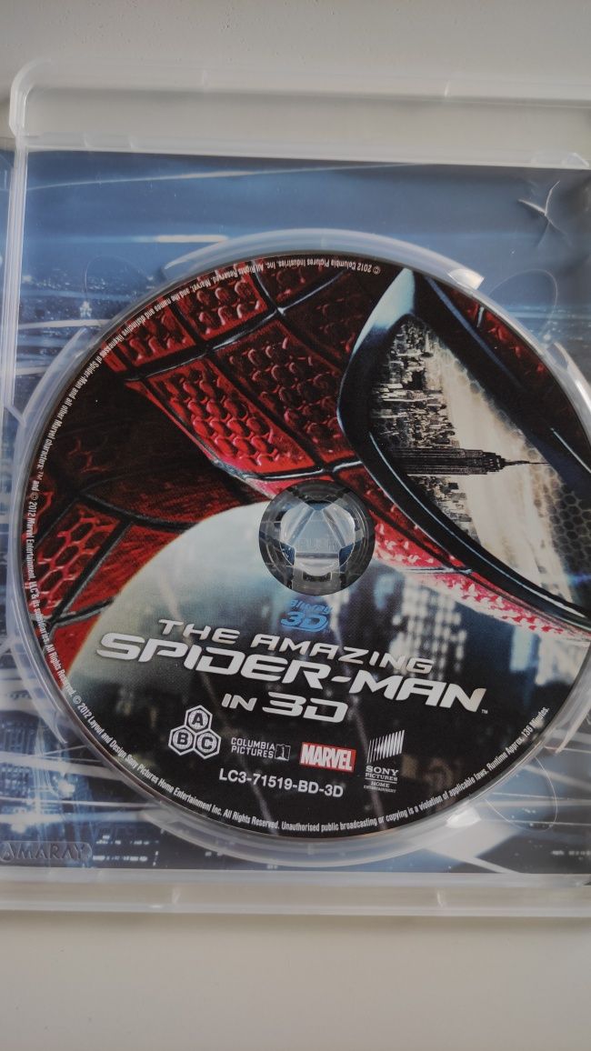 The Amazing Spider-Man 3D Niesamowity Spider-Man płyta Blu-Ray Marvel